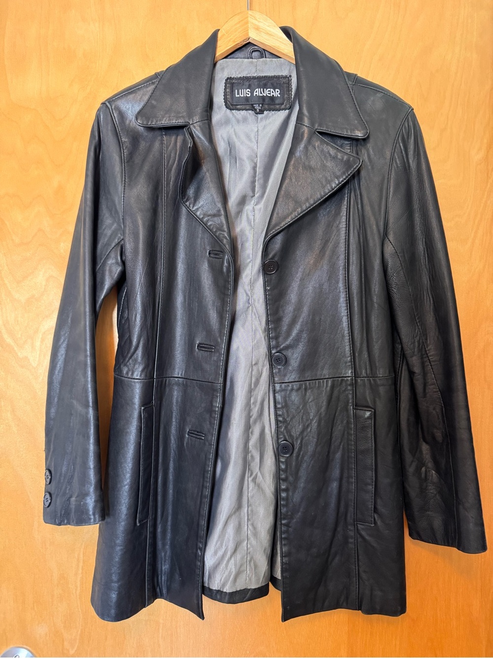 vintage leather jacket